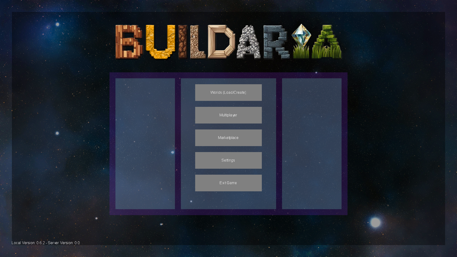 Startup / Menu Screen